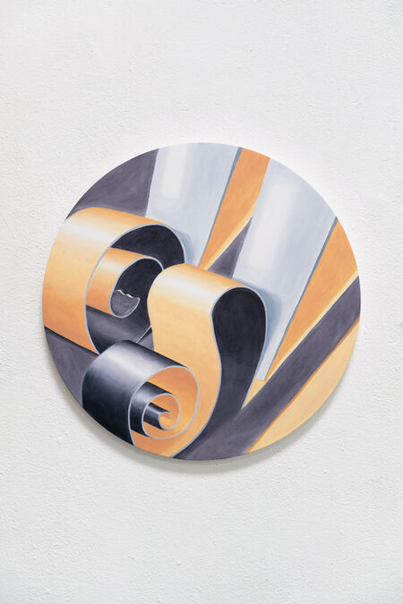 Antonia Rodrian, ‘Layers (Yellow)’, 2023, Painting, Oil on canvas, Newchild Gallery