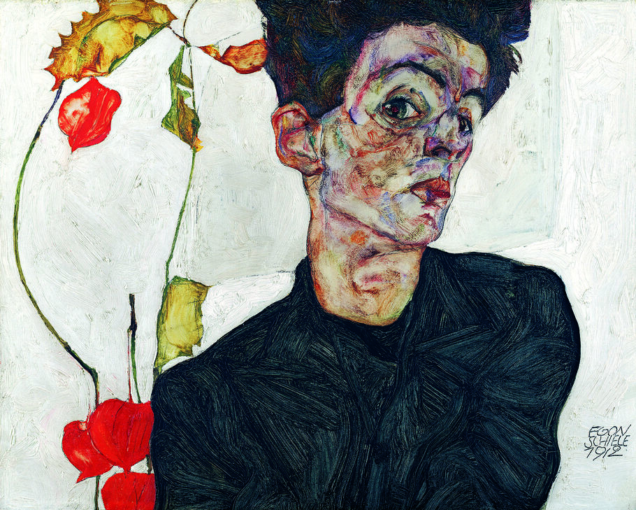 Egon Schiele, ‘Selbstbildnis mit Lampionfrüchten’, 1912, Leopold Museum