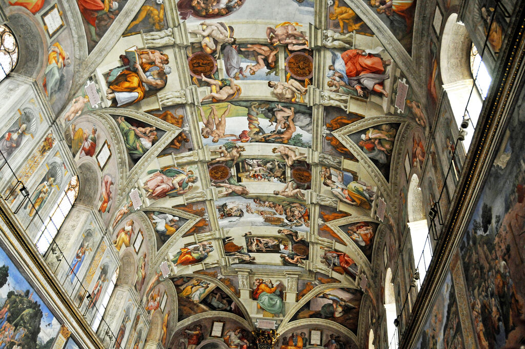 Michelangelo Buonarroti Sistine Chapel Ceiling Frescoes