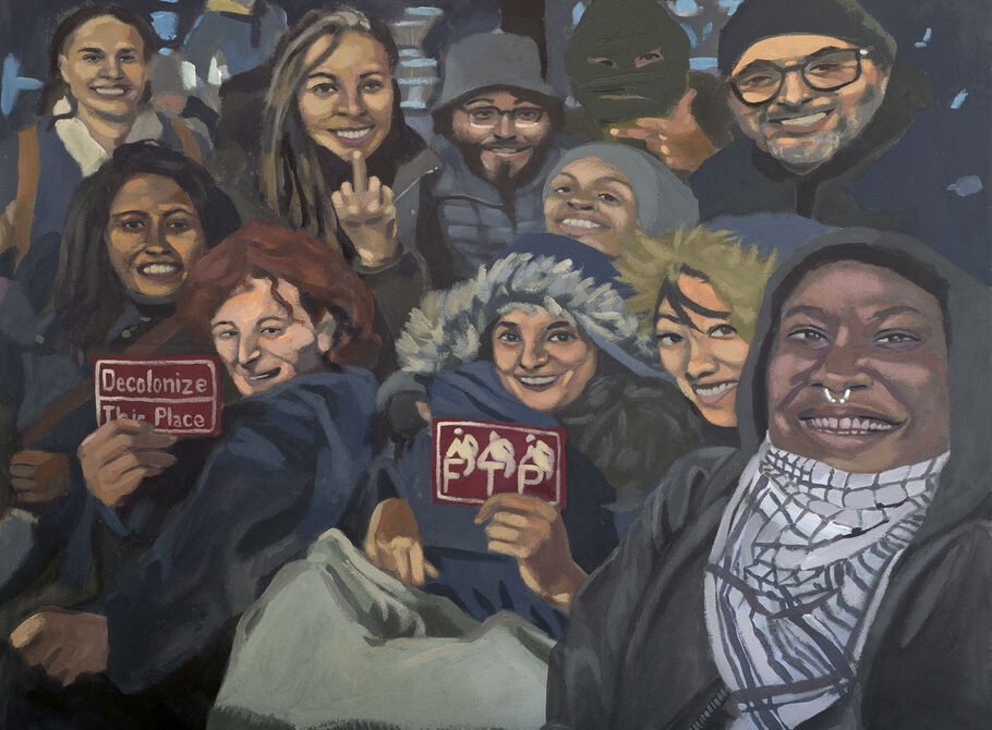 Eddie Arroyo’s Stirring Paintings of Protest Start with Community | Artsy