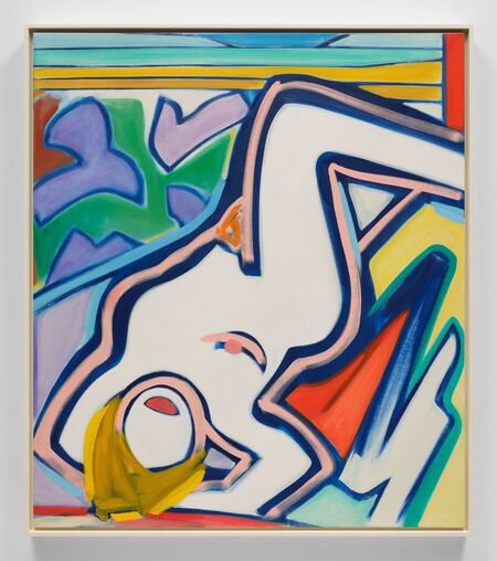 Tom Wesselmann, Upside Down Blue Nude , 2001, Almine Rech
