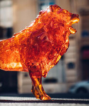 Lion par Richard Orlinski, 2024 | Sculpture Aluminium Lion par Richard Orlinski, 2024 | Sculpture Aluminium