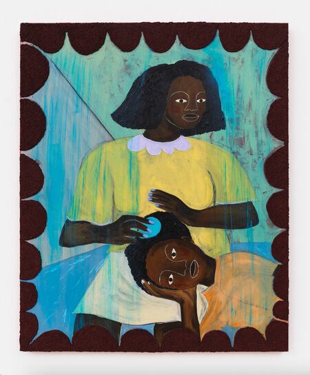 Larissa de Souza, ‘Memória e identidade’, 2025, Mixed Media, Acrylic paint and applications on canvas, DADA Gallery