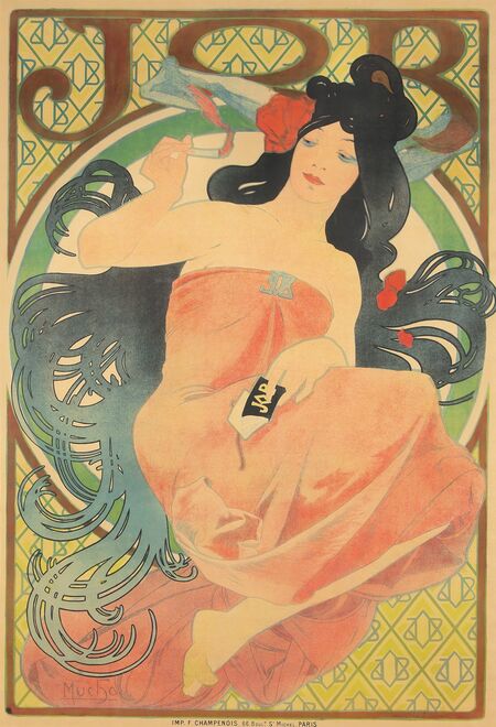 How Alphonse Mucha'S Iconic Posters Came To Define Art Nouveau | Artsy