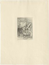 Pierre-Auguste Renoir 'Sur La Plage' Signed Restrike Etching – Limited Edition Print