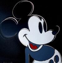 pris samle Modig Andy Warhol | Mickey Mouse (1981) | Available for Sale | Artsy