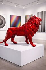 ROARING LION Silver edition de Richard Orlinski neuf 2024 ROARING LION Silver edition de Richard Orlinski neuf 2024
