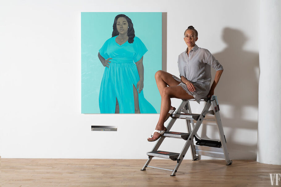 Amy Sherald Paints Breonna Taylor Portrait for Vanity Fair Cover | Artsy