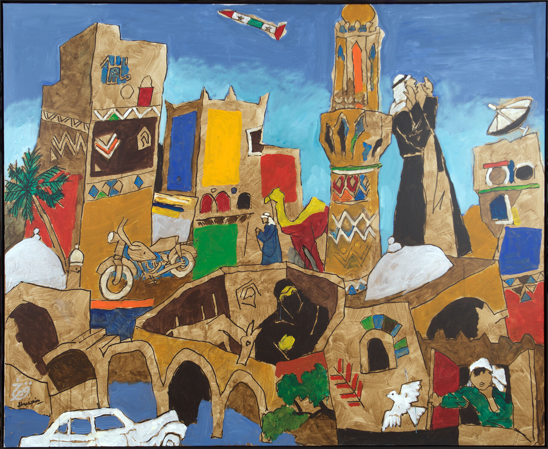 8 Must See Artworks By Indian Modernist M F Husain At His New Qatari 8-must-see-artworks-by-indian-modernist-m-f-husain-at-his-new-qatari