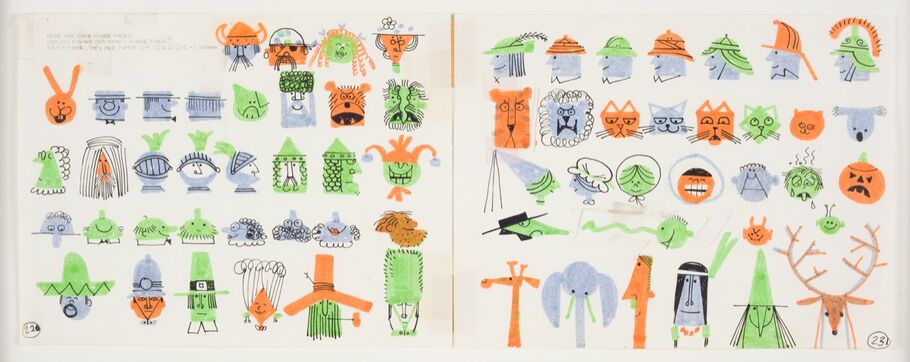 Ed Emberley Rabbit Illustrator Ed Emberley Taught Us to Draw with Our Fingerprints | Artsy