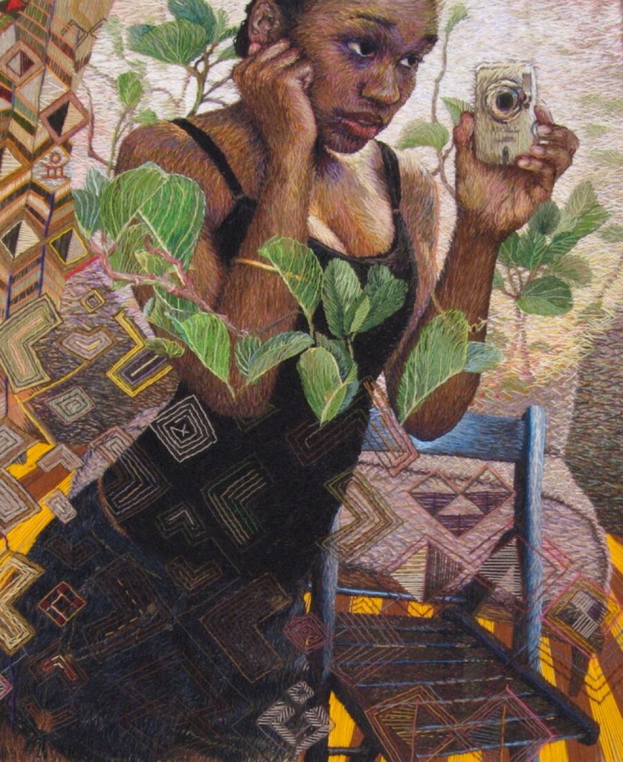 Artist Ruth Miller Creates Embroidered Tapestries That Rival Paintings ...