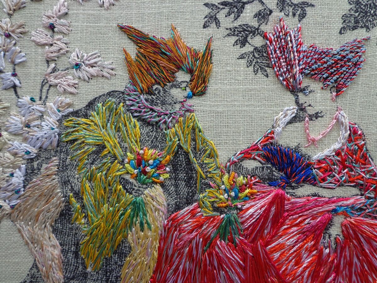 Muhammad Riaz Embroidery 11 Artists Using Embroidery in Radical Ways | Artsy