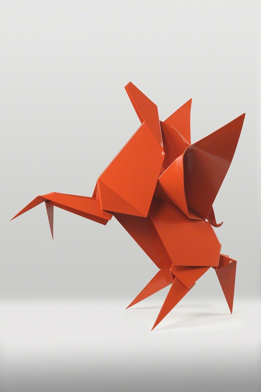 In Giant Origami Sculptures, Artist Hacer Folds Steel Like Paper | Artsy