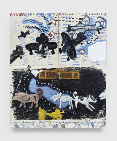 Work by Rose Wylie
