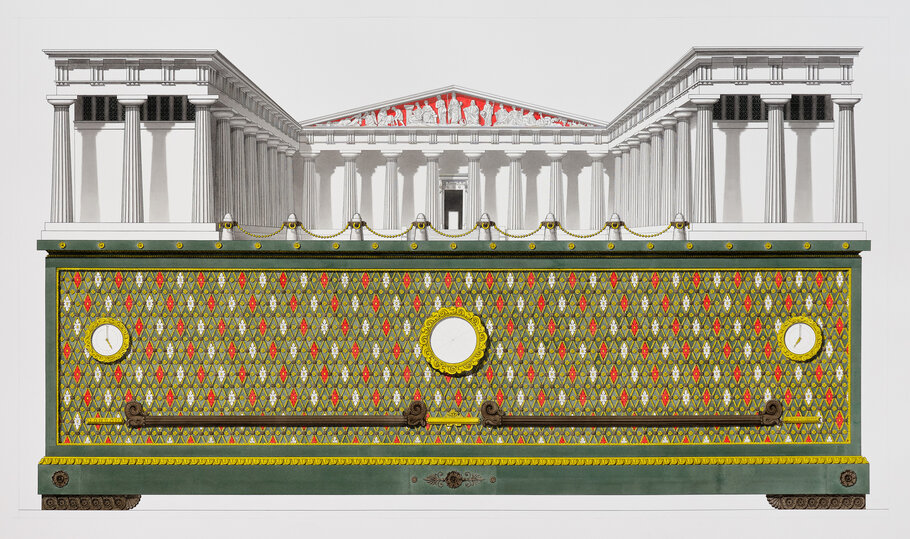 Pablo Bronstein (b. 1977), ‘Classical Triumphant’, 2026, Painting, Acrylic on paper, Olney Gleason