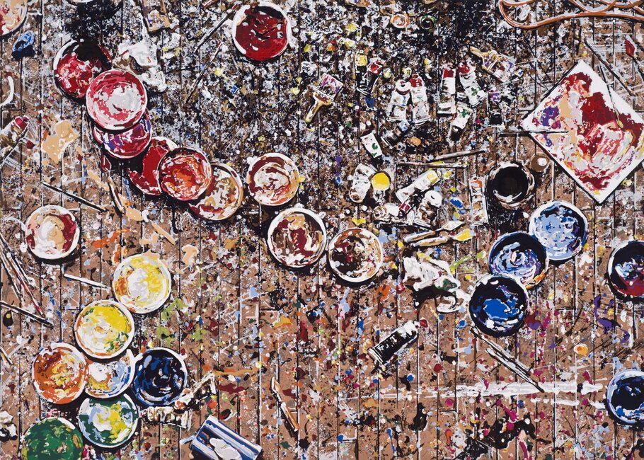 Joe Fig, ‘Inka's Floor’, 2008, Print, Screenprint, Lower East Side Printshop