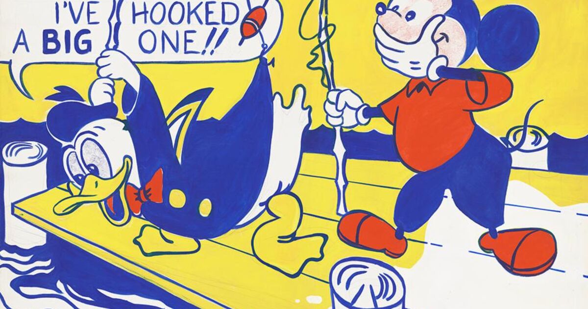 Roy Lichtenstein S First Foray Into Pop Art Look Mickey Was Created On A Dare Artsy Roy Lichtenstein S First Foray Into Pop Art Look Mickey Was Created On A Dare Artsy
