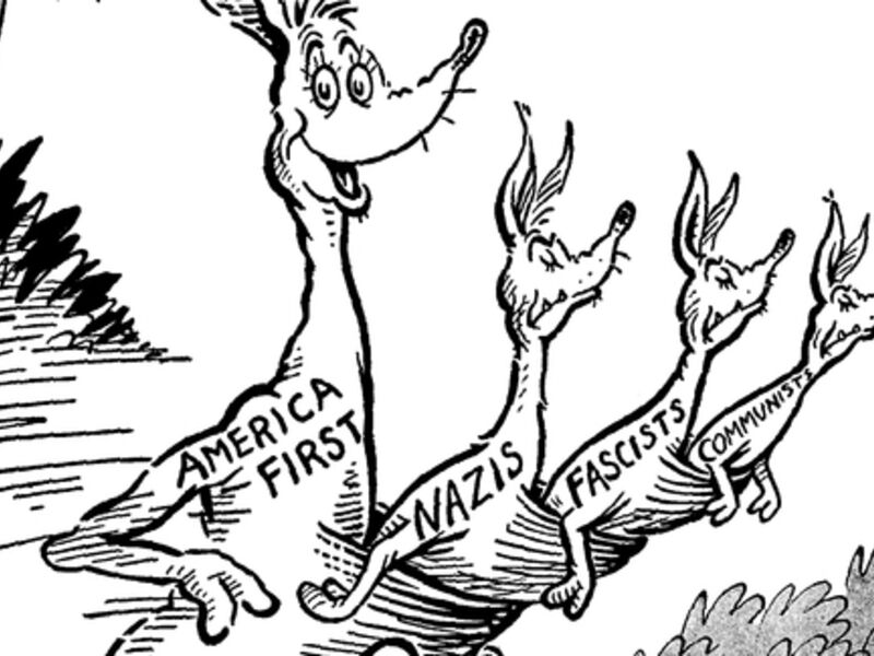 Dr Seuss Satirized America First Decades Before Donald Trump