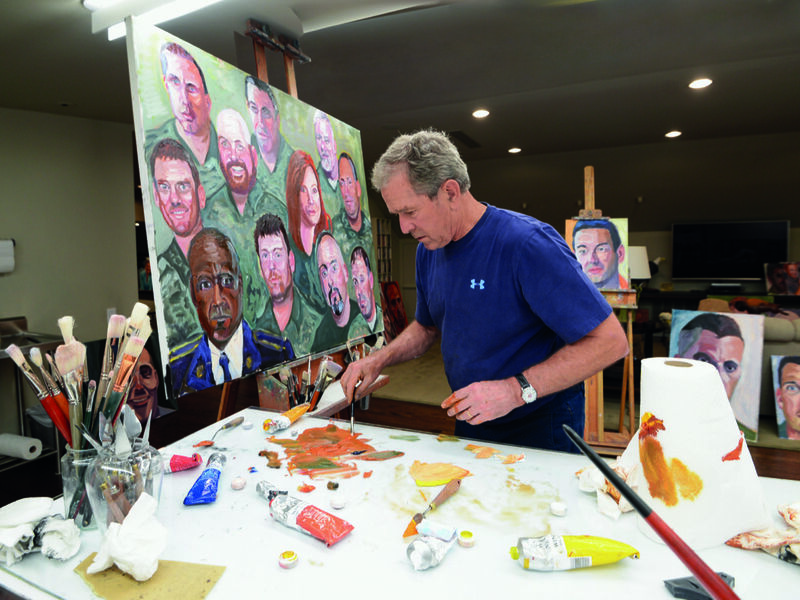The Artist Who Taught George W Bush To Paint Artsy
