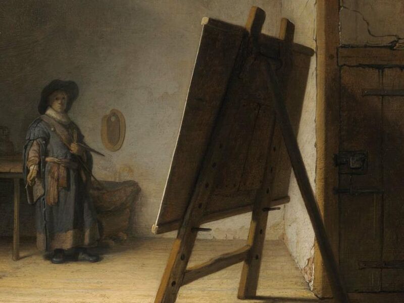 Rembrandt S Artist In His Studio Perfectly Captures The Anxiety