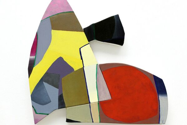 African American Abstract Painter Leslie Smith Iii At Pulse Miami
