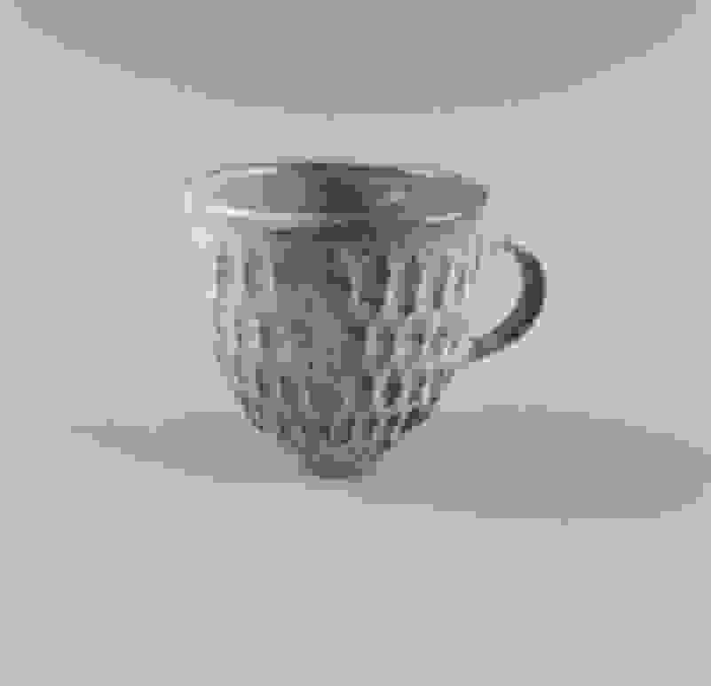 Akiko Hirai Ah67 Dry Kohiki Cup Flower Petal Horizontal Grey 2019 Artsy
