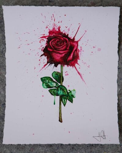 Jenna Morello Red Rose Heart Cut Out Available For Sale Artsy Jenna Morello Red Rose Heart Cut Out Available For Sale Artsy