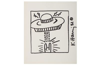 Keith Haring S Ufos For Sale On Artsy Keith Haring S Ufos For Sale On Artsy