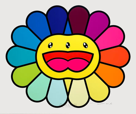 Takashi Murakami Rainbow Smiley Available For Sale Artsy Takashi Murakami Rainbow Smiley Available For Sale Artsy
