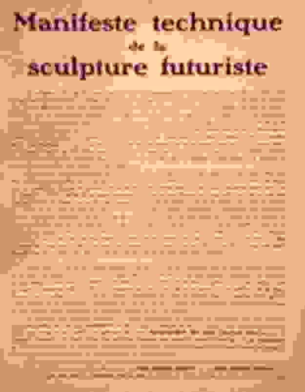 Umberto Boccioni Manifeste Technique De La Sculpture Futuriste 1912 Available For Sale Artsy Umberto Boccioni Manifeste Technique De La Sculpture Futuriste 1912 Available For Sale Artsy