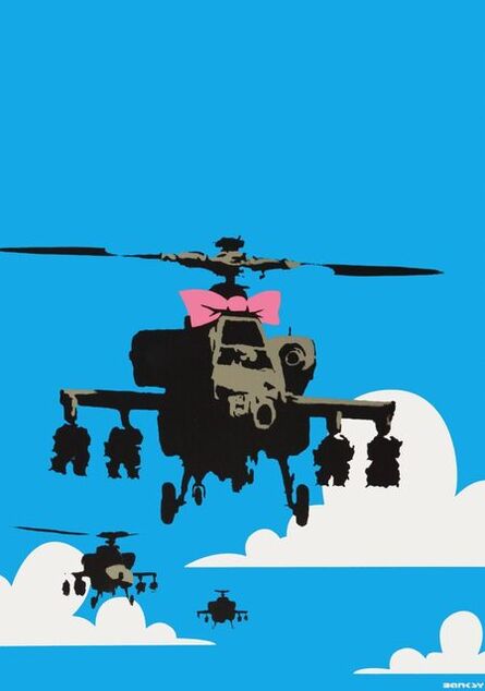 Banksy S Happy Choppers For Sale On Artsy Banksy S Happy Choppers For Sale On Artsy