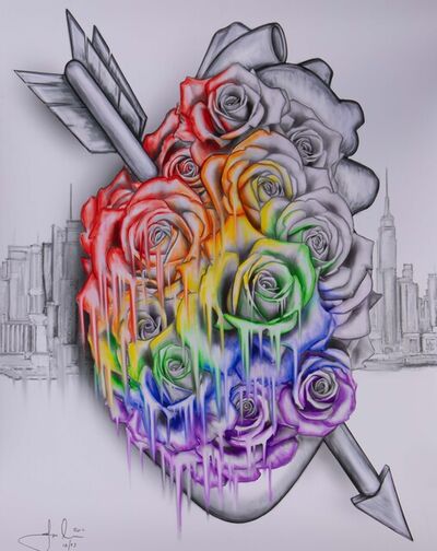 Jenna Morello Red Rose Heart Cut Out Available For Sale Artsy Jenna Morello Red Rose Heart Cut Out Available For Sale Artsy