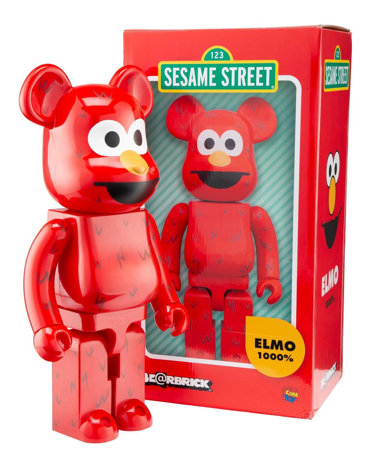 BE@RBRICK X Sesame Street | Elmo 1000% (2016) | Artsy