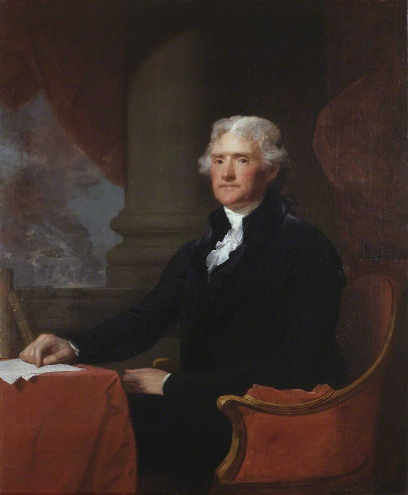 Gilbert Stuart Portrait of Thomas Jefferson (ca. 1805) Artsy