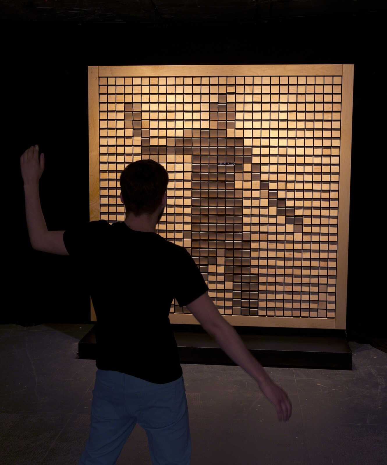 Daniel Rozin Studio Daniel Rozin | Wooden Mirror (2014) | Available for Sale | Artsy