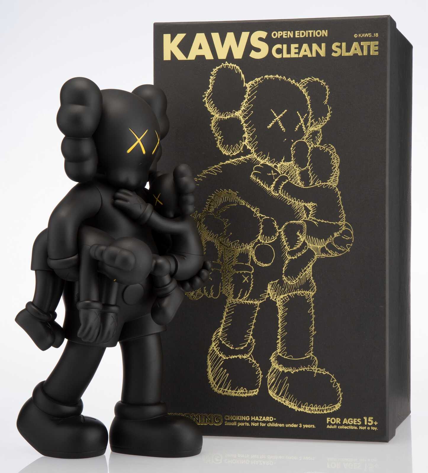 KAWS | Clean Slate (Black) (2018) | Artsy