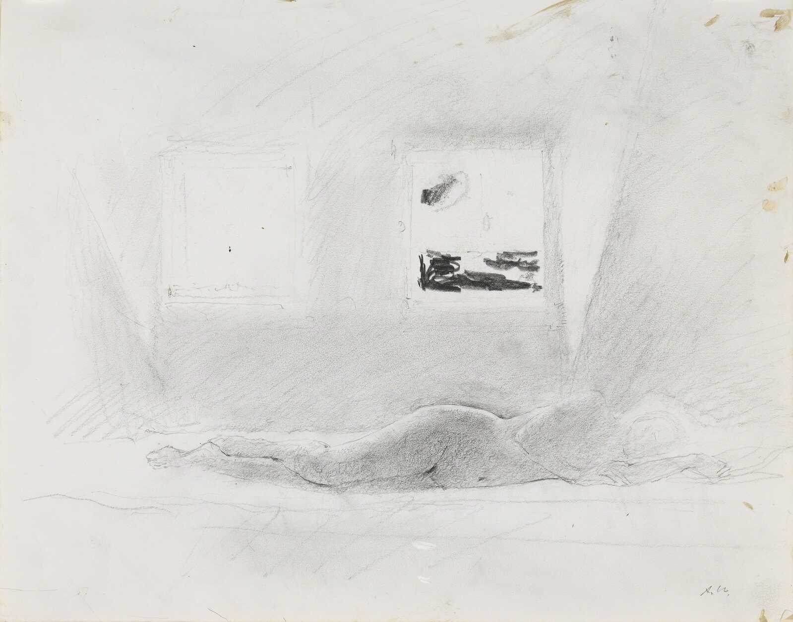 Andrew Wyeth Day Dream Study Painting