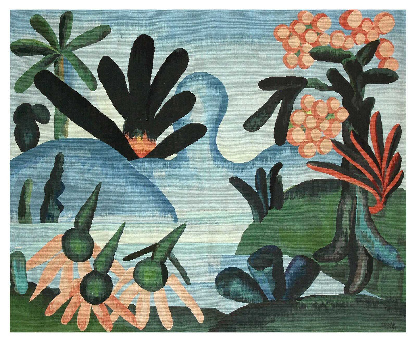 Tarsila do Amaral | Tapestry Tarsila do Amaral - O Lago (2016) | Artsy