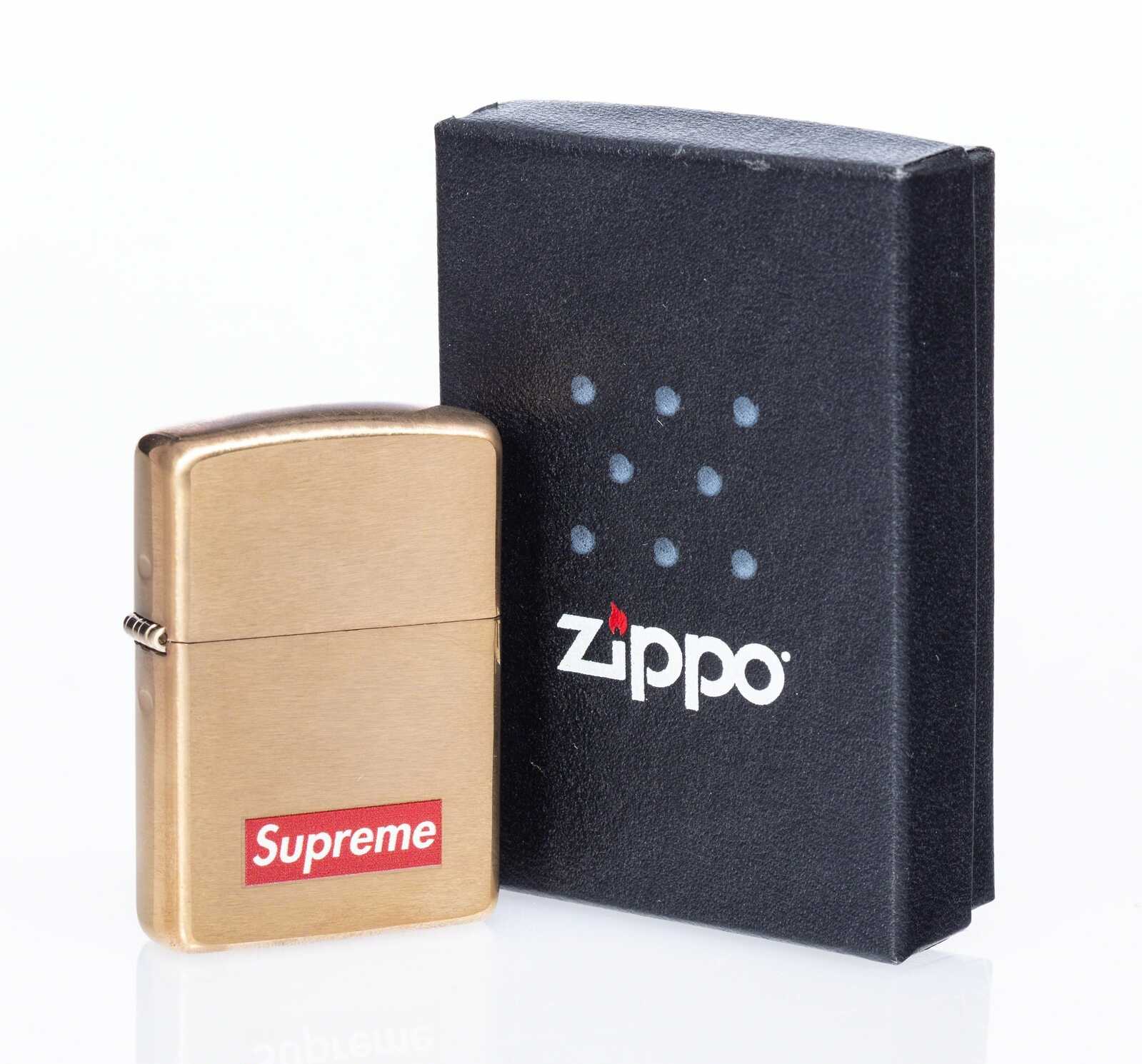 Supreme X Zippo | Lighter (Gold) (2011) | Artsy