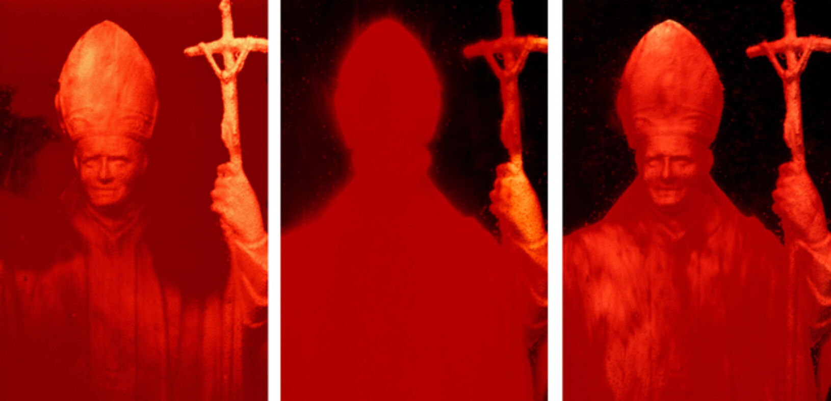Andres Serrano | Red Pope, I, II and III (Immersions) (1990) | Available  for Sale | Artsy