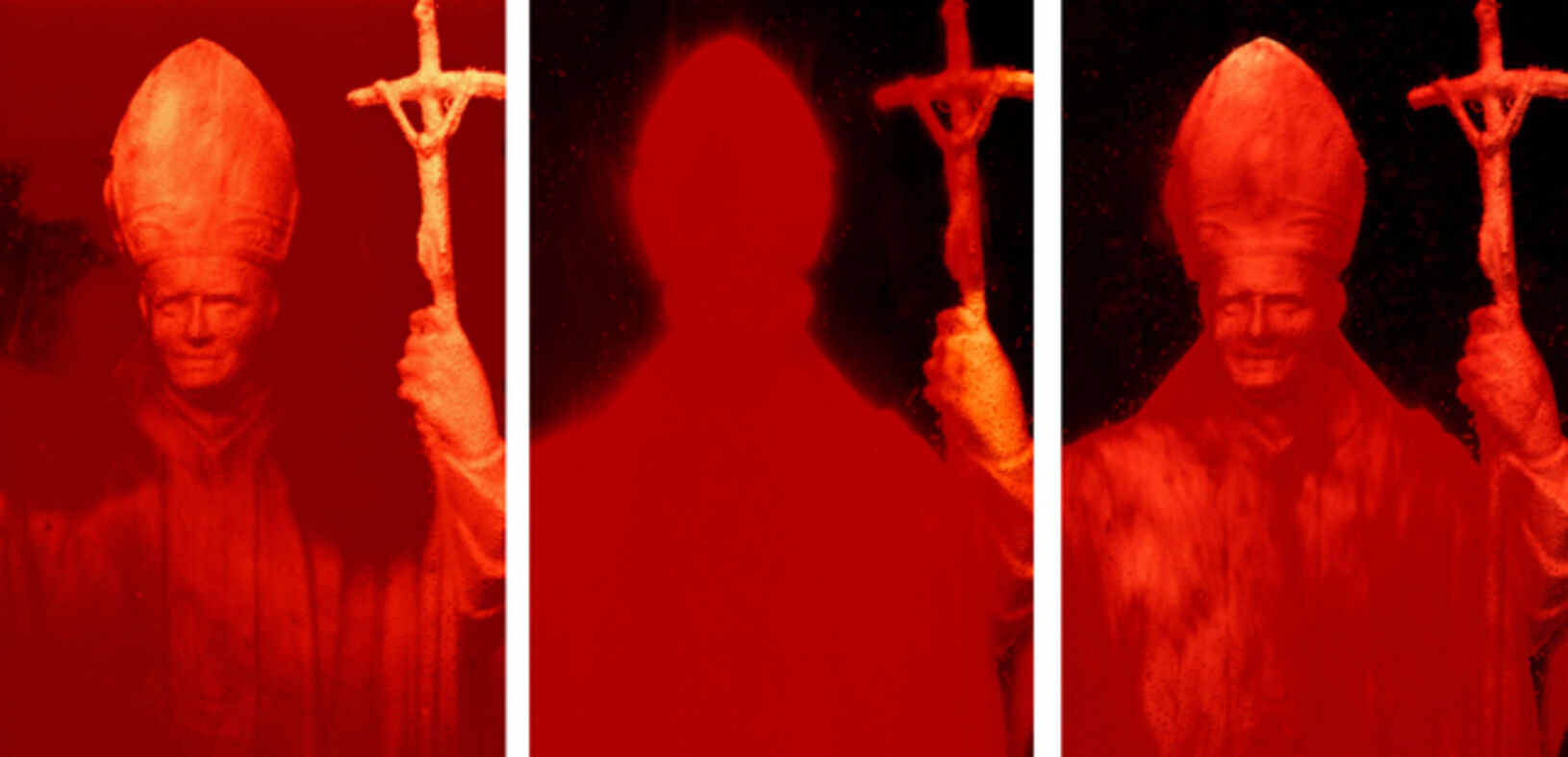 Andres Serrano | Red Pope, I, II and III (Immersions) (1990) | Available for Sale | Artsy