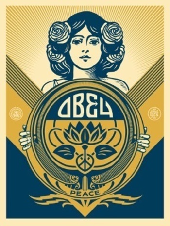 Obey Holiday Print