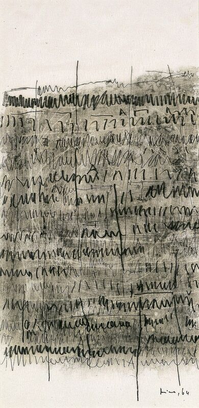Mira Schendel | Archaic Writing (1964) | Artsy