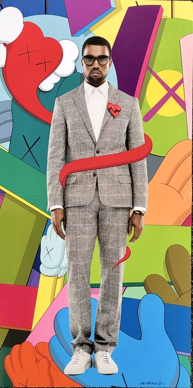 KAWS | KAWS record art Kanye West 808s & Heartbreak, First Pressing ...