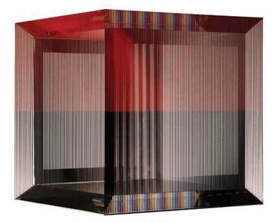 Cube noir et rouge Jesús Rafael Soto, ‘Cube noir et rouge’, 1995