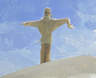 bartlett bo orator gouache inches paper 2006 artist