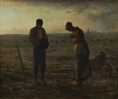 Jean Francois Millet The Sheepfold Moonlight 1856 1860 Artsy