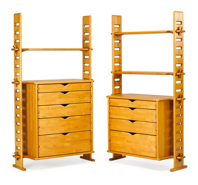 santner dean shelving dressers shelves unit california 1970s