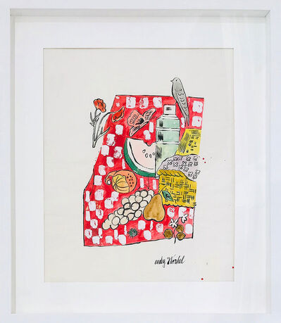 Untitled (Picnic Blanket) Andy Warhol, ‘Untitled (Picnic Blanket)’, ca. 1950