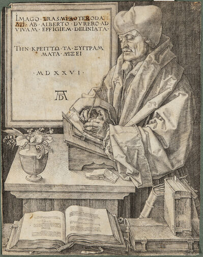 Erasmus of Rotterdam Albrecht Dürer, ‘Erasmus of Rotterdam’, 1526